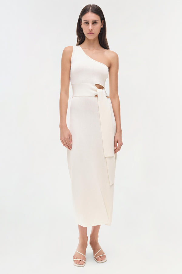 Jonathan Simkhai Aurelia Dress Ivory