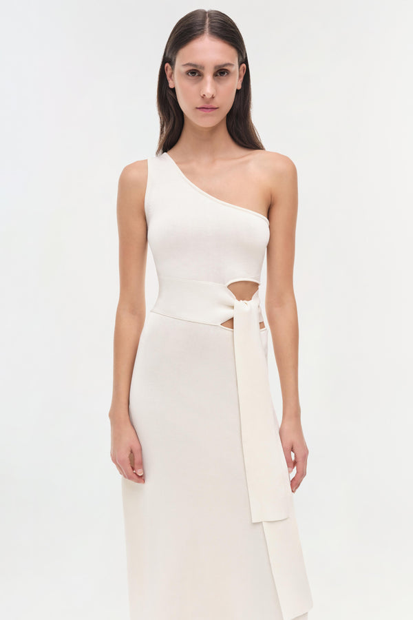 Jonathan Simkhai Aurelia Dress Ivory