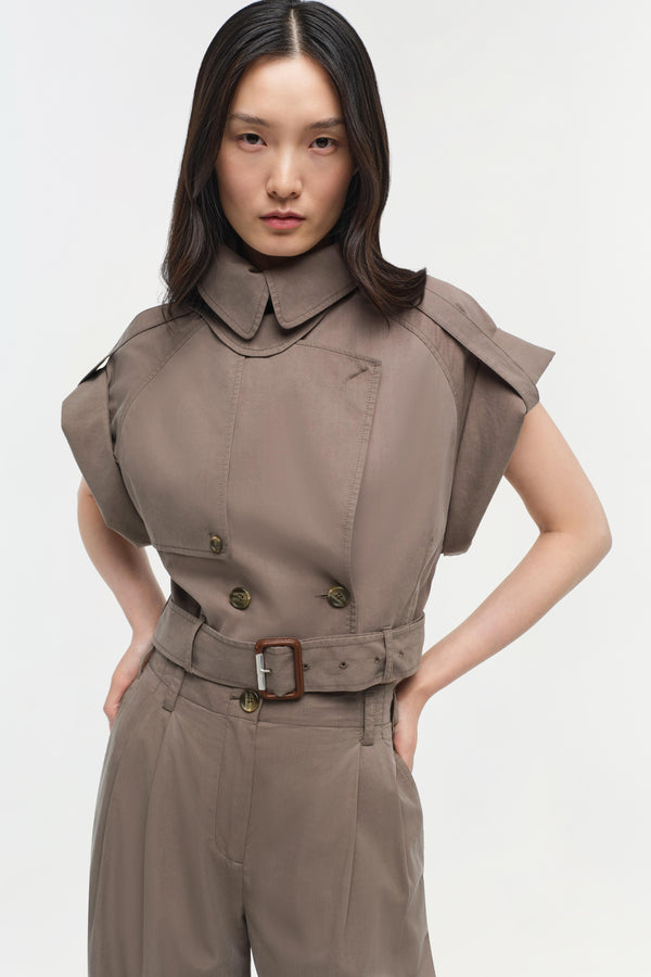 Jonathan Simkhai Axel Top FADED OLIVE