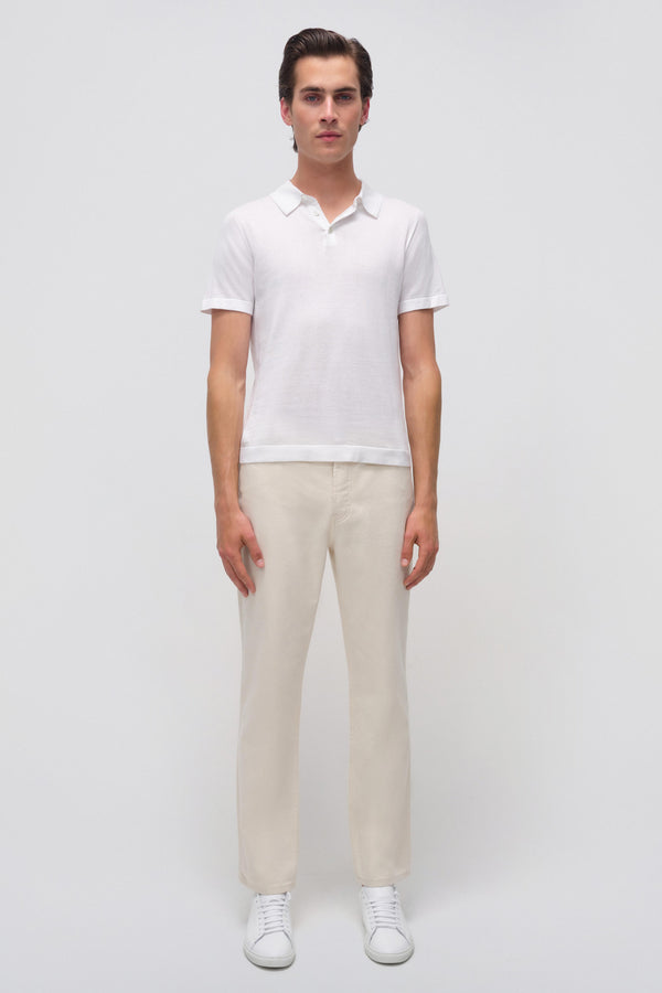 jonathan simkhai Barron Polo IVORY