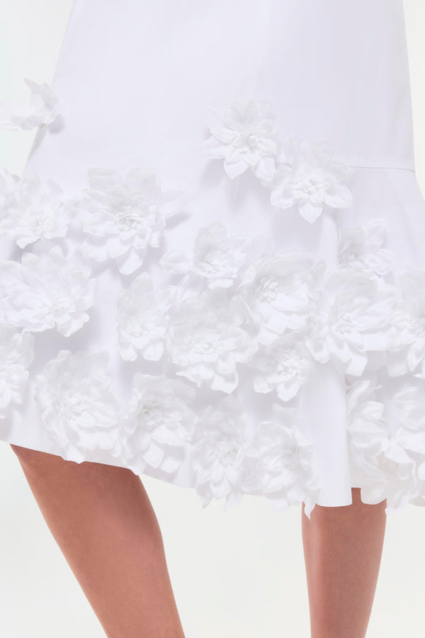 Jonathan Simkhai Bella Cotton Midi Dress WHITE