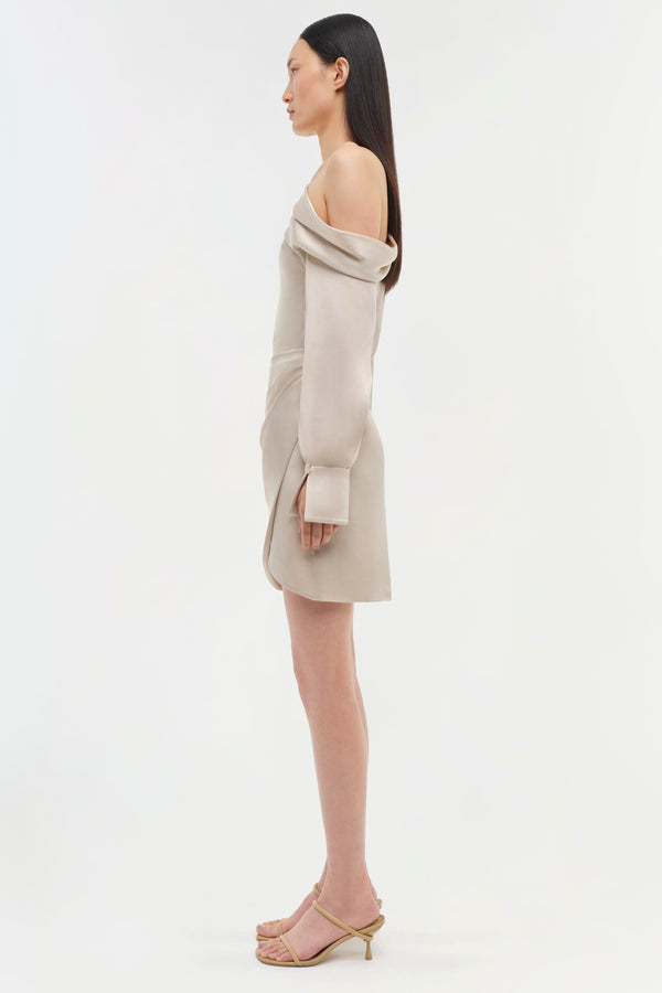 Jonathan Simkhai Cameron Dress CHAMPAGNE