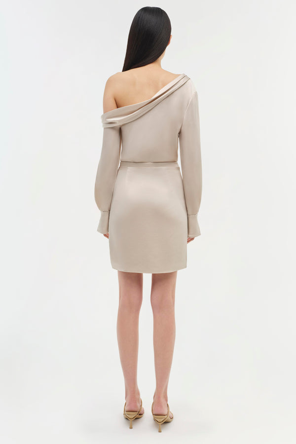 Jonathan Simkhai Cameron Dress CHAMPAGNE