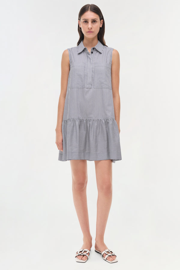 jonathan simkhai Candace Dress MIDNIGHT STRIPE