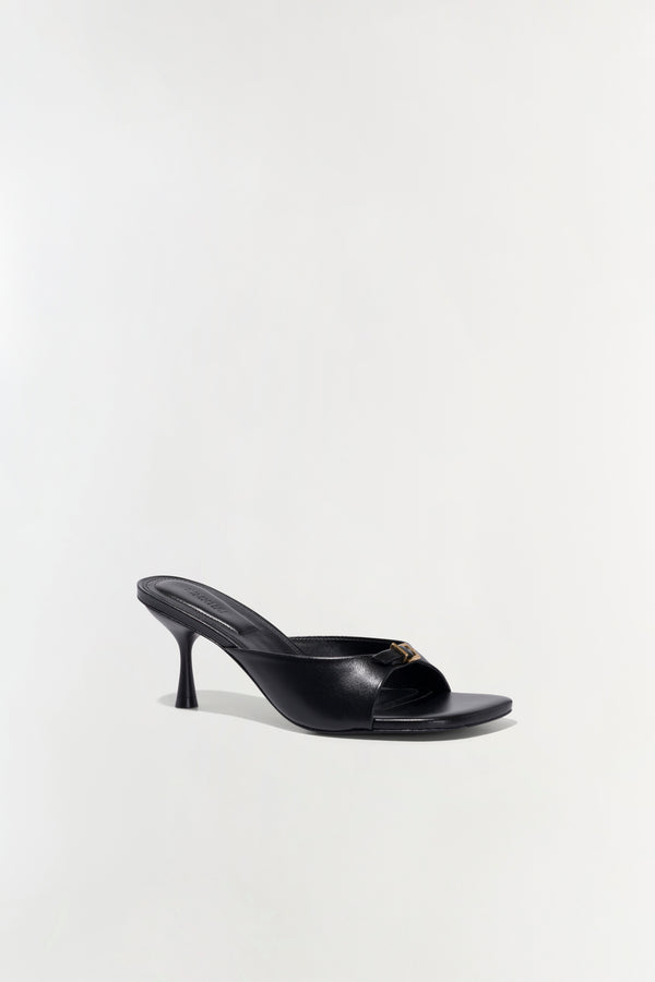 Jonathan Simkhai Carey Leather Mule Black