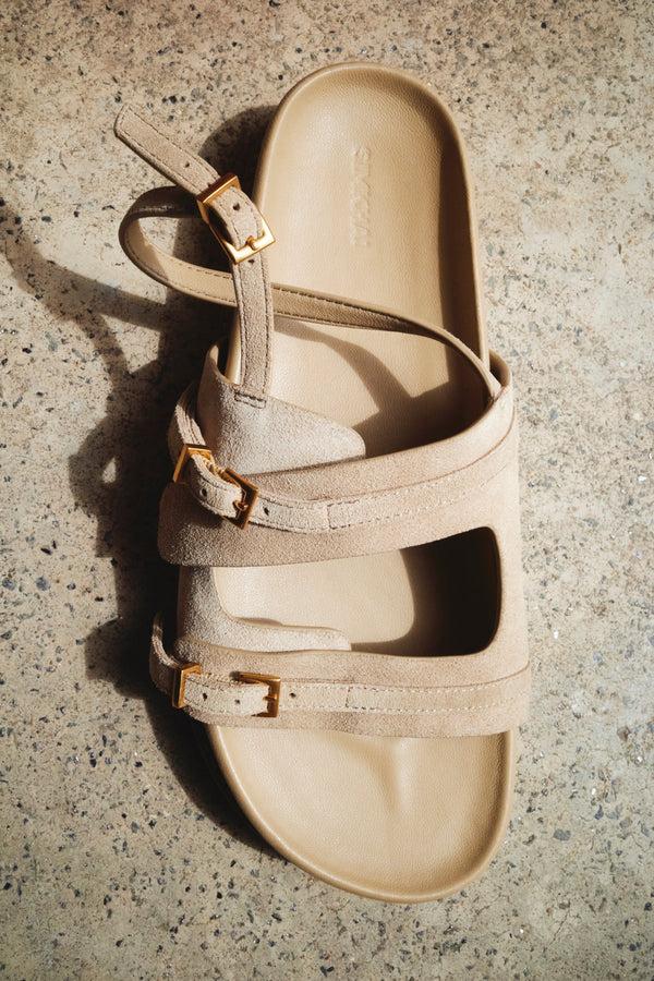 Jonathan Simkhai Carey Suede Sport Sandal DESERT