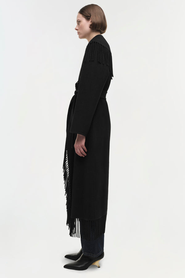 Jonathan Simkhai Carrie Coat Black