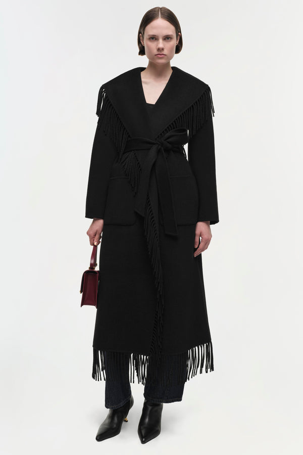 jonathan simkhai Carrie Coat Black