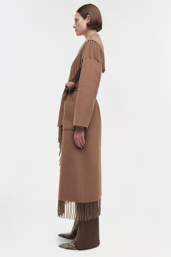 Jonathan Simkhai Carrie Coat CAMEL