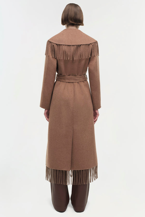 Jonathan Simkhai Carrie Coat CAMEL