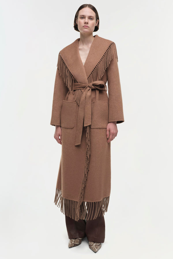 jonathan simkhai Carrie Coat CAMEL