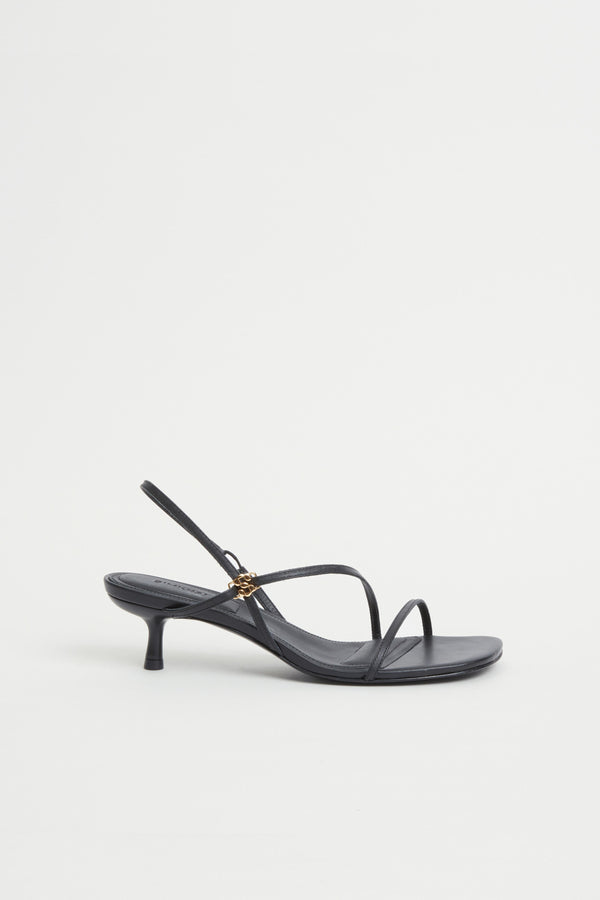 Jonathan Simkhai Cedonia Kitten Heel Sandal Black