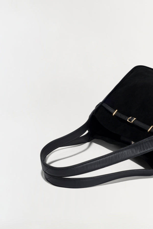 Jonathan Simkhai Cleo Suede Tote Black