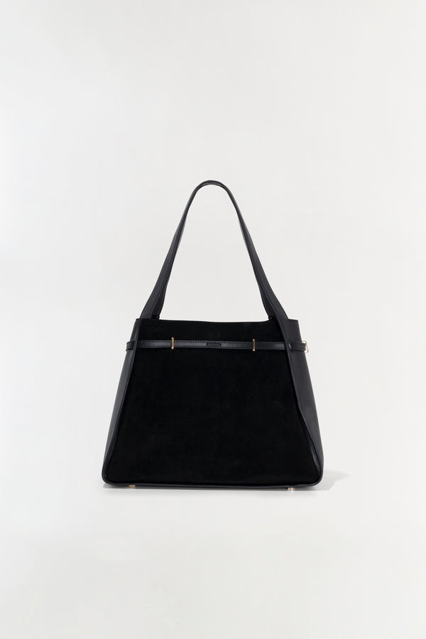 Jonathan Simkhai Cleo Suede Tote Black