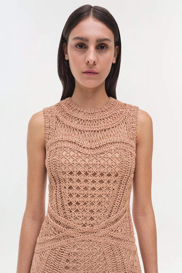 Jonathan Simkhai Coen Dress Straw