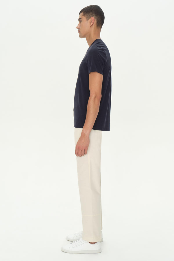 Jonathan Simkhai Cotton V Neck NAVY