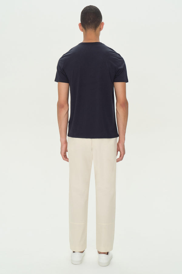 Jonathan Simkhai Cotton V Neck NAVY