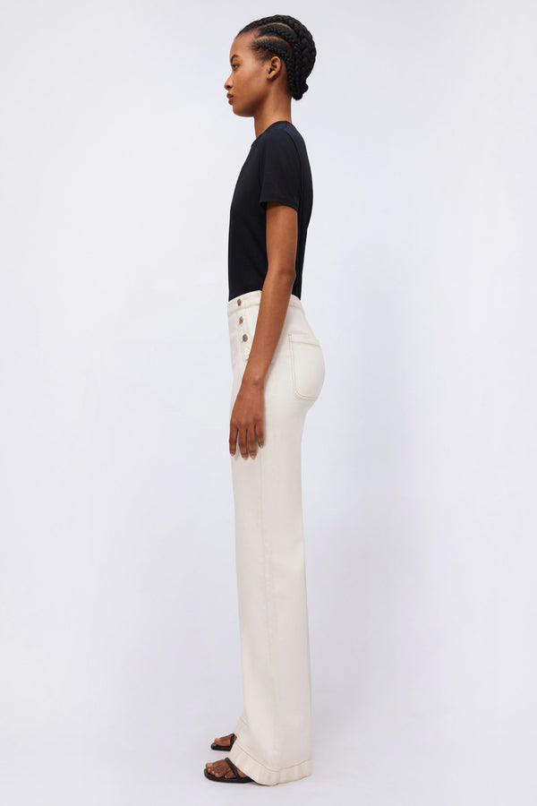 Jonathan Simkhai Crewneck T-Shirt BLACK