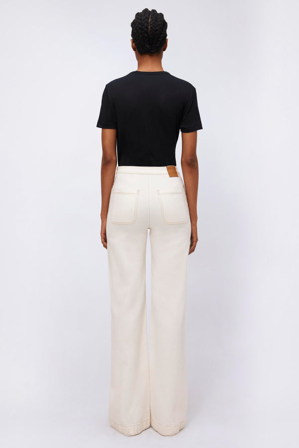 Jonathan Simkhai Crewneck T-Shirt BLACK