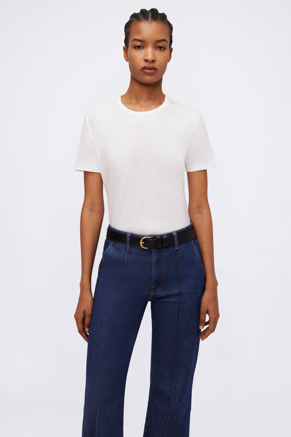 Jonathan Simkhai Crewneck T-Shirt WHITE