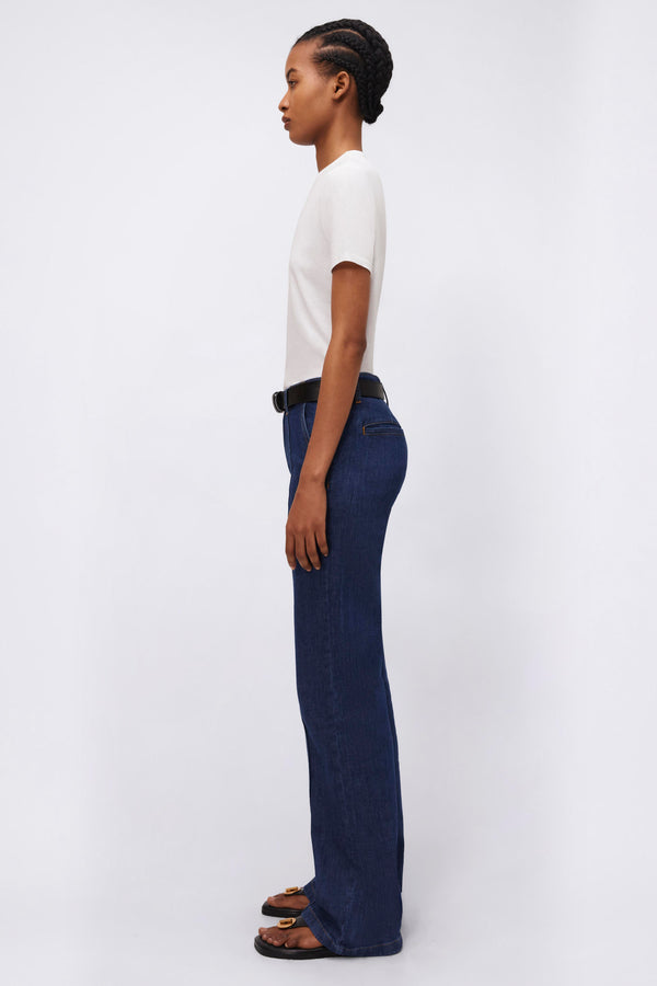 jonathan simkhai Crewneck T-Shirt WHITE