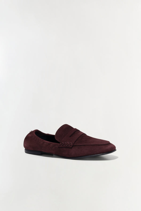 Jonathan Simkhai Danna Suede Loafer CACAO