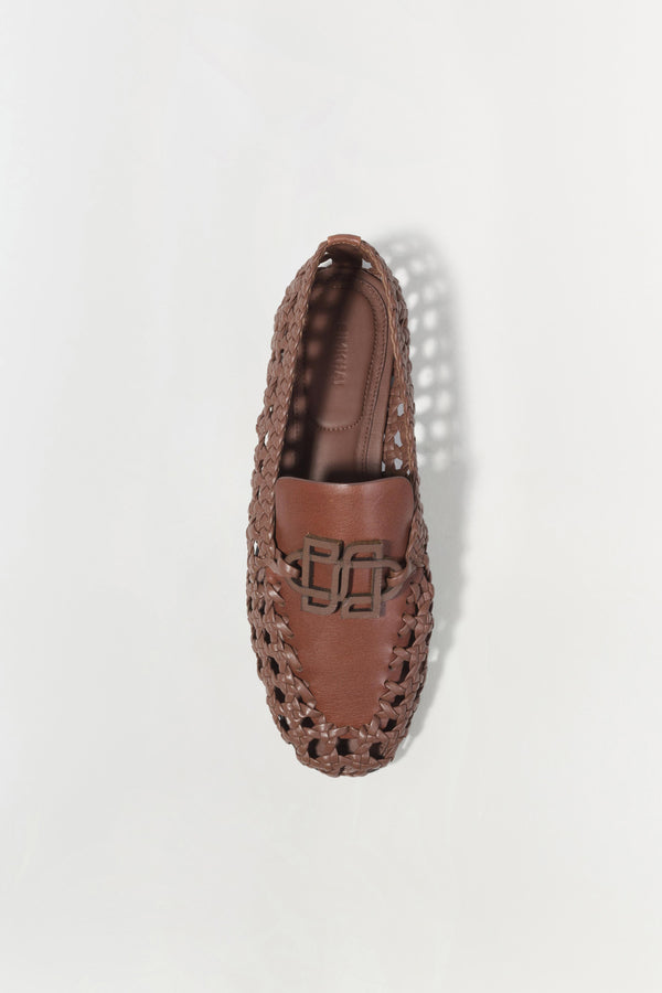 Jonathan Simkhai Dion Woven Loafer SABLE