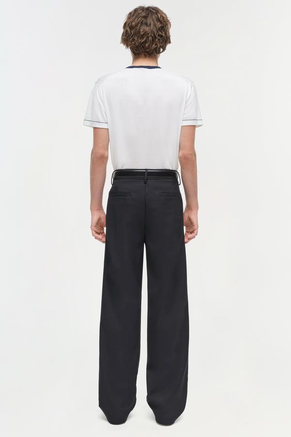 Jonathan Simkhai Donavan Ringer Tee IVORY MIDNIGHT