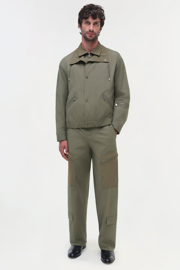 Jonathan Simkhai Donovan Jacket SPRING OLIVE