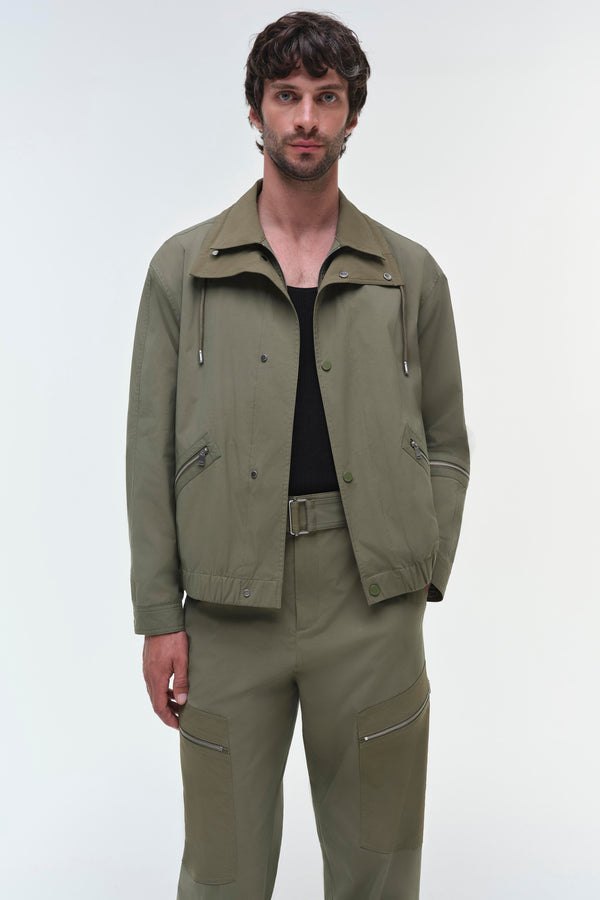 Jonathan Simkhai Donovan Jacket SPRING OLIVE