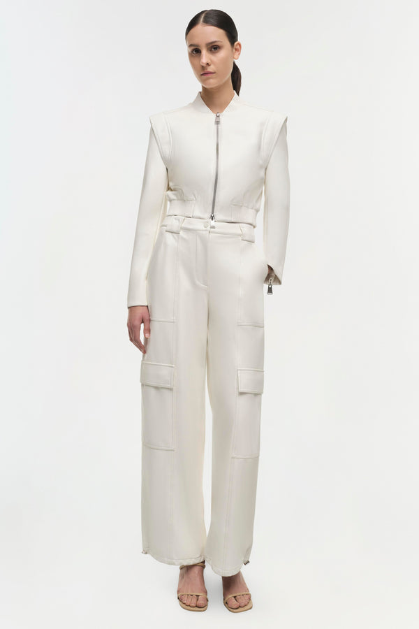 Jonathan Simkhai Doreen Jacket Ivory