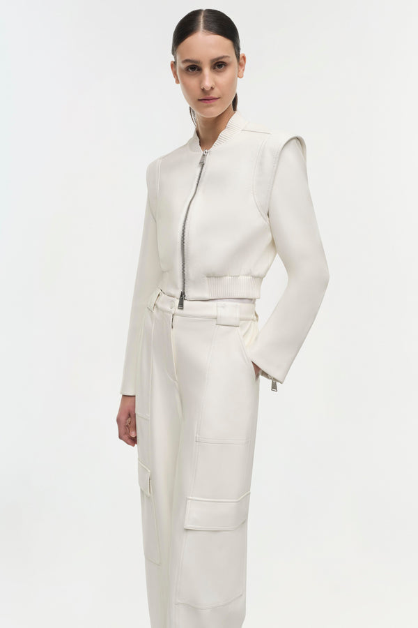 jonathan simkhai Doreen Jacket Ivory