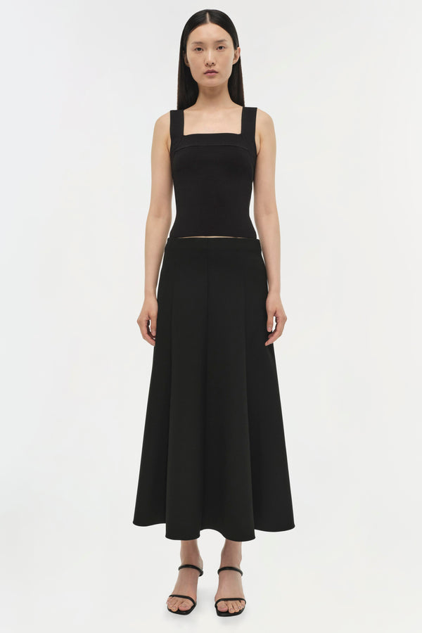 Jonathan Simkhai Dottie Skirt BLACK