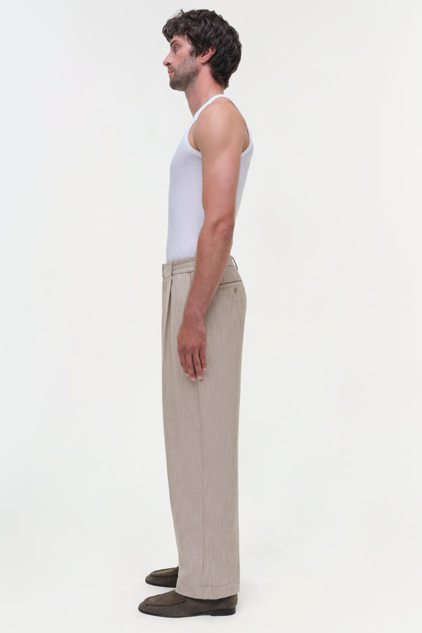 Jonathan Simkhai Duncan Pants NATURAL LINEN