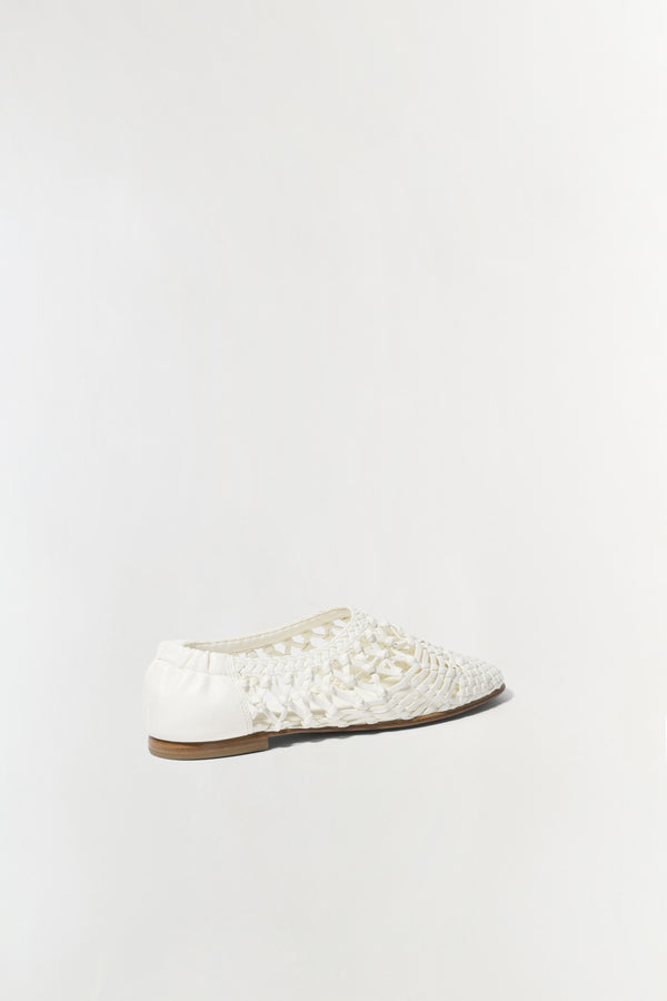 Jonathan Simkhai Eden Open Weave Flat Ivory