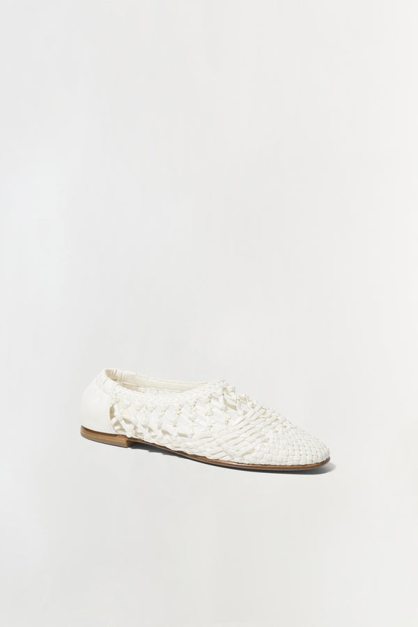 Jonathan Simkhai Eden Open Weave Flat Ivory