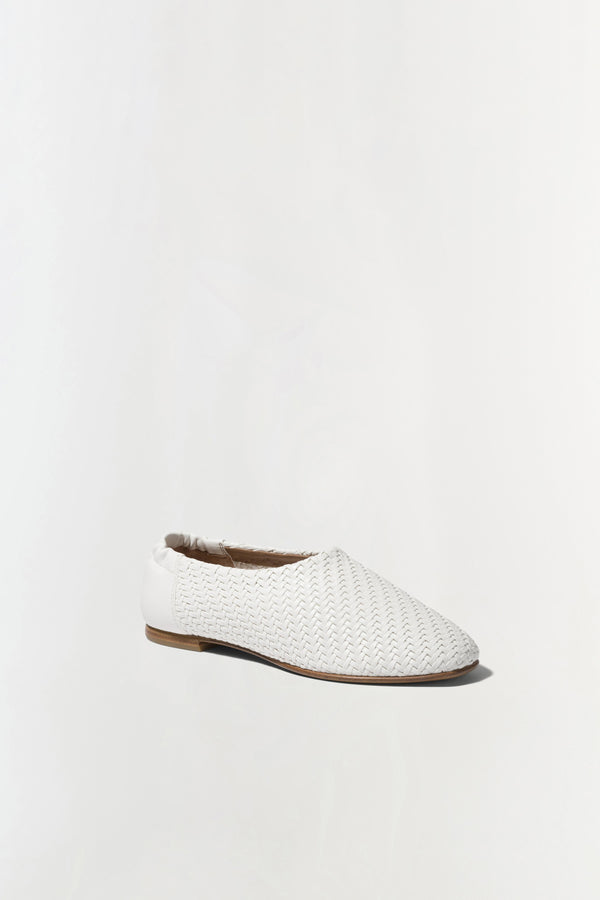 Jonathan Simkhai Eden Woven Flat Ivory
