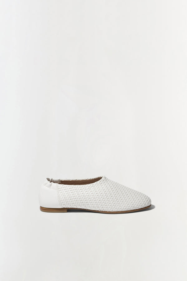 jonathan simkhai Eden Woven Flat Ivory