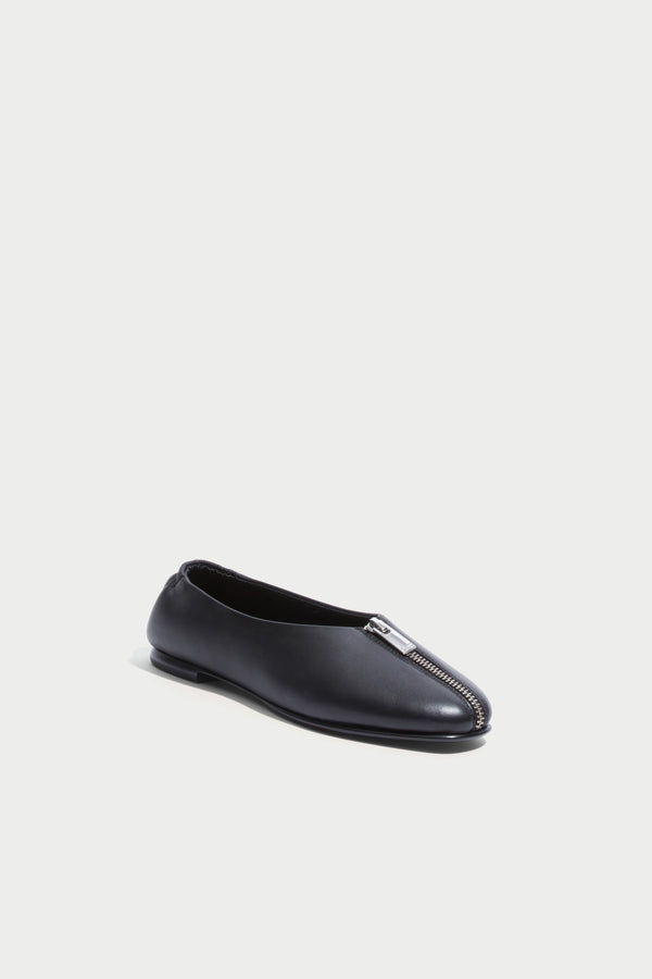 Jonathan Simkhai Eden Zipper Flat BLACK