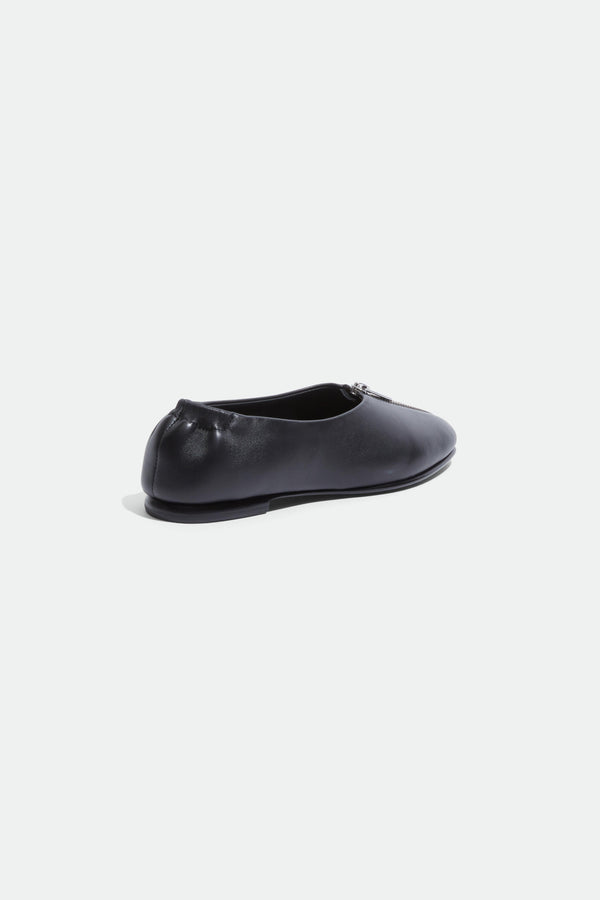 Jonathan Simkhai Eden Zipper Flat BLACK