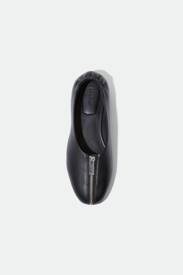 Jonathan Simkhai Eden Zipper Flat BLACK