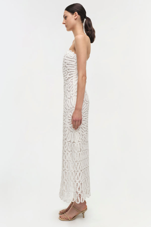 Jonathan Simkhai Elise Dress WHITE