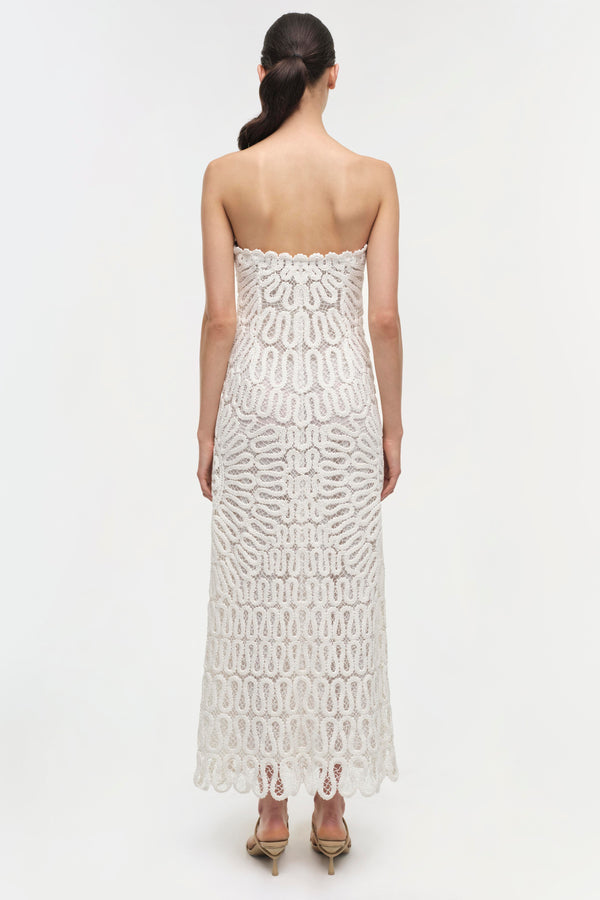 Jonathan Simkhai Elise Dress WHITE