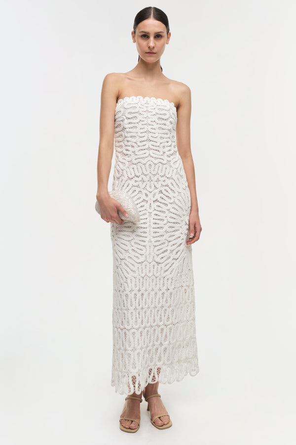 jonathan simkhai Elise Dress WHITE