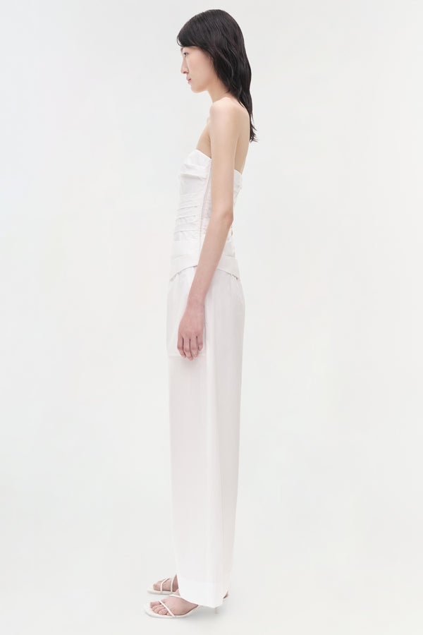 Jonathan Simkhai Emerson Bustier WHITE