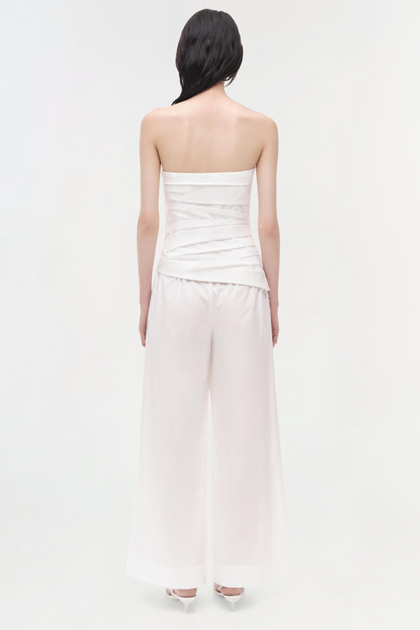 Jonathan Simkhai Emerson Bustier WHITE