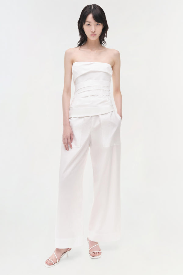 jonathan simkhai Emerson Bustier WHITE