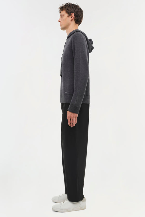 Jonathan Simkhai Eric Hoodie CHARCOAL MELANGE
