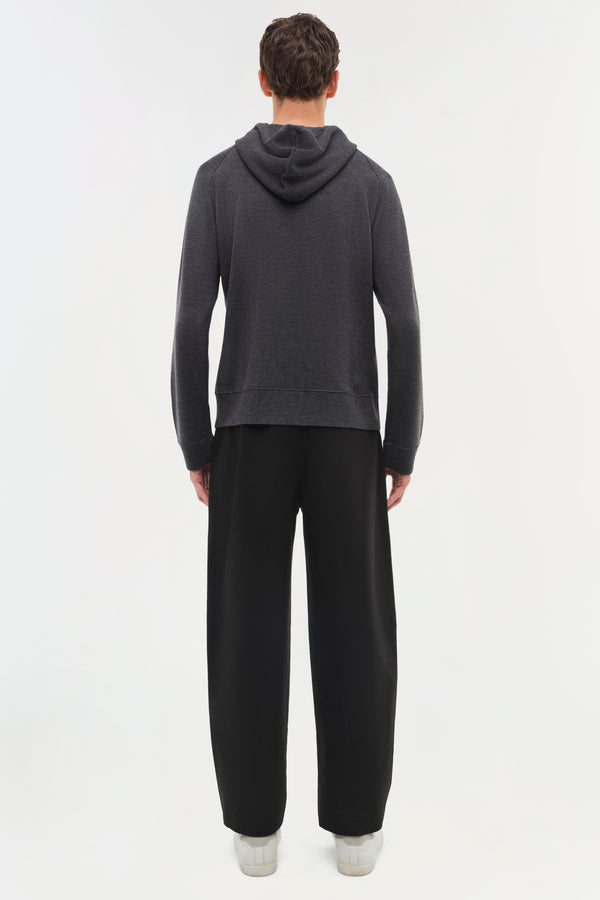 Jonathan Simkhai Eric Hoodie CHARCOAL MELANGE