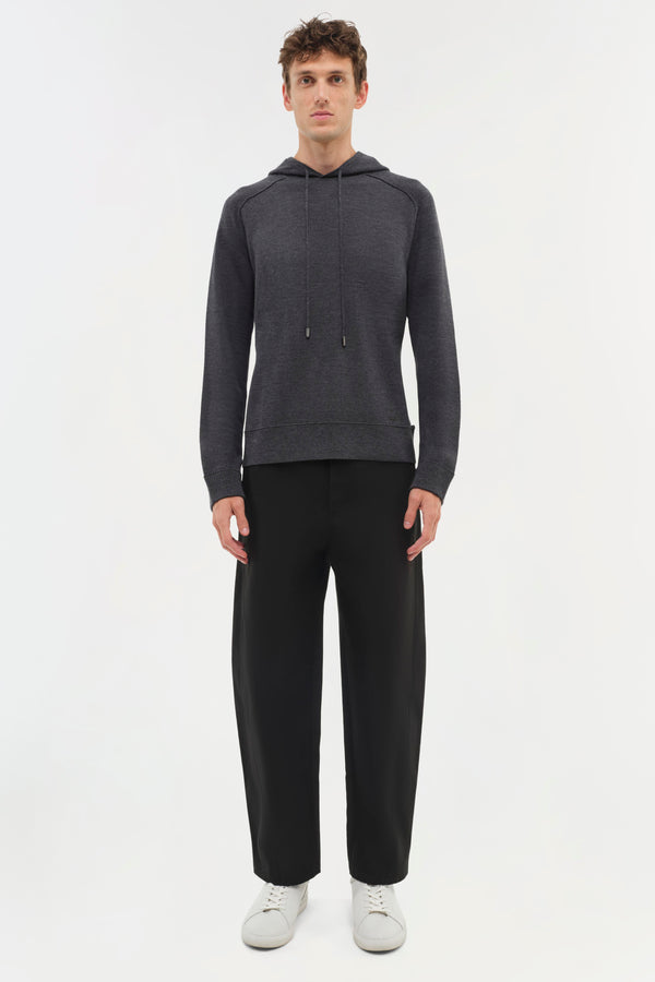 Jonathan Simkhai Eric Hoodie CHARCOAL MELANGE